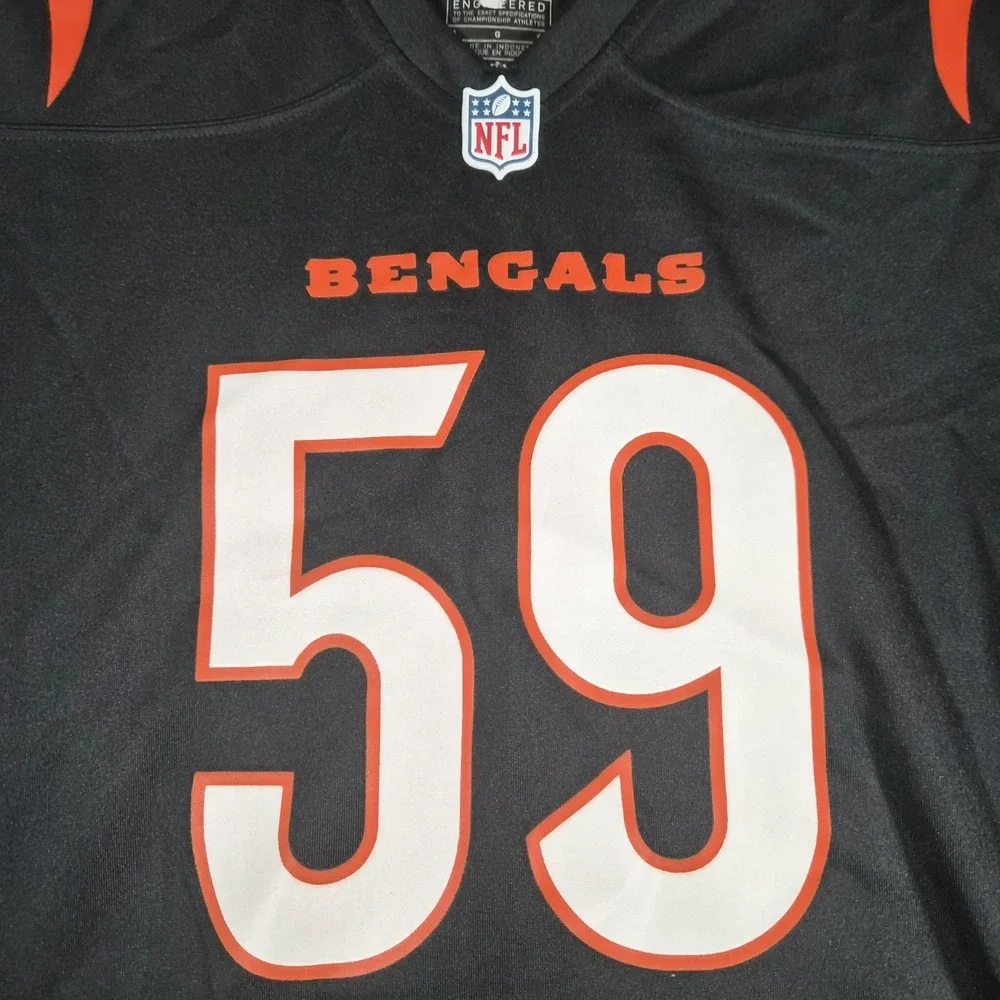 Nike Cincinnati Bengals Akeem Davis-Gaither #59 Women's NFL Jersey Large